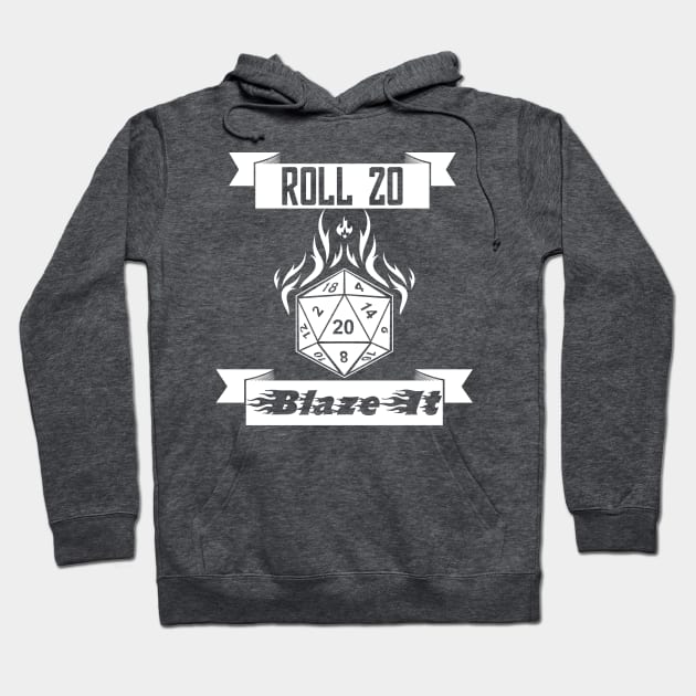 Roll 20 Blaze It Hoodie by shadyfolk